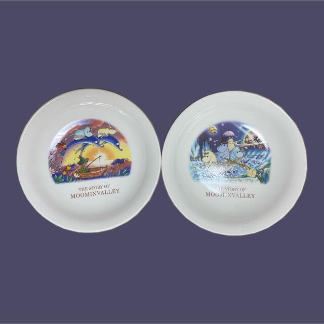 MOOMIN(ムーミン)の[ 未使用]ムーミン 食器 皿 プレート 2枚セット インテリア/住まい/日用品のキッチン/食器(食器)の商品写真