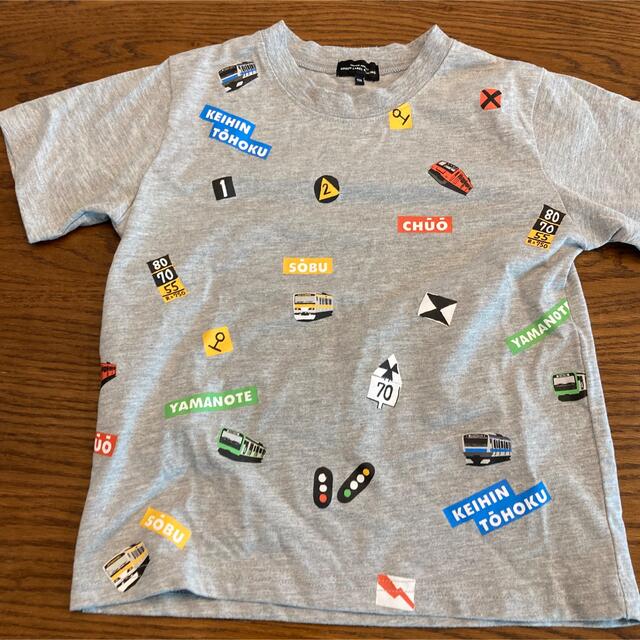 UNITED ARROWS green label relaxing(ユナイテッドアローズグリーンレーベルリラクシング)のgreen label relaxing 電車　山手線　Tシャツ アローズ キッズ/ベビー/マタニティのキッズ服男の子用(90cm~)(Tシャツ/カットソー)の商品写真