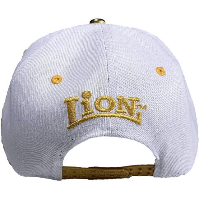 NESTA BRAND(ネスタブランド)のネスタブランド ライオンロゴ スナップバックキャップ ホワイト メンズの帽子(キャップ)の商品写真