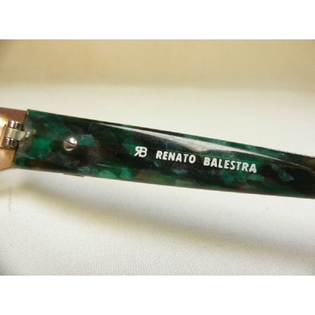 Renato Balestra(レナートバレストラ)のRENATO BALESTRA ヴィンテージ 眼鏡 フレーム カザール風デザイン メンズのファッション小物(サングラス/メガネ)の商品写真