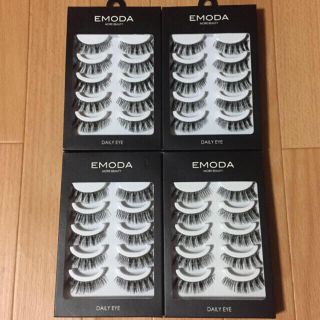 エモダ(EMODA)の【新品】EMODA/エモダ/DAILY EYE/つけまつげ4箱セット【送料無料】(つけまつげ)