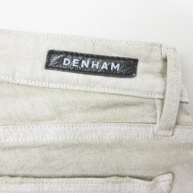 DENHAM(デンハム)のデンハム ストレッチパンツ スラックス スキニー 加工 灰 ベージュ 系 レディースのパンツ(その他)の商品写真