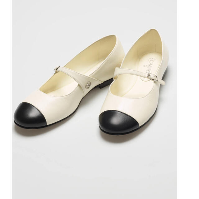 シャネル CHANEL メリージェーン ココマーク マトラッセシューズ 37.5