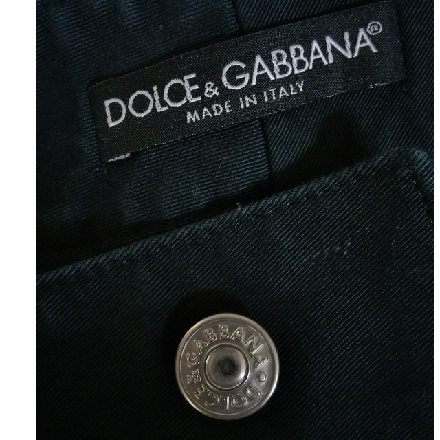 DOLCE&GABBANA(ドルチェアンドガッバーナ)の◆66 レア 当時物 DOLCE&GABBANA デニム ジーンズ パンツ 黒 メンズのパンツ(デニム/ジーンズ)の商品写真