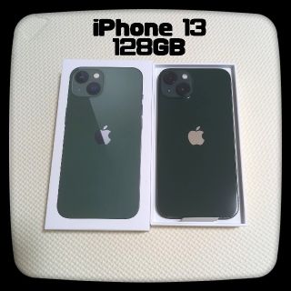 アイフォーン(iPhone)のiPhone 13 128GB 未使用 アルパイングリーン SIMフリー(スマートフォン本体)