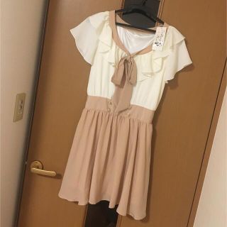 ユメテンボウ(夢展望)の❤️新品未使用❤️夢展望❤️ワンピース❤️   来月処分(ひざ丈ワンピース)