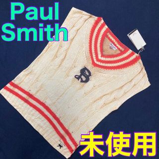 ポールスミス(Paul Smith)の【未使用】ポールスミス だまし絵　ノースリーブ カットソー　ベスト柄　Tシャツ　(Tシャツ(半袖/袖なし))