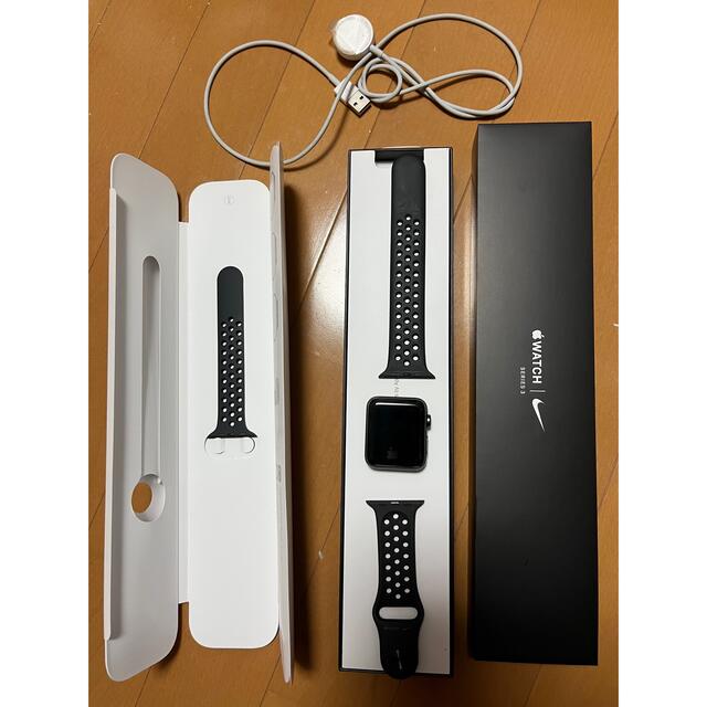 Apple Watch(アップルウォッチ)のApple Watch 3NIKE 42size スマホ/家電/カメラのスマホアクセサリー(その他)の商品写真