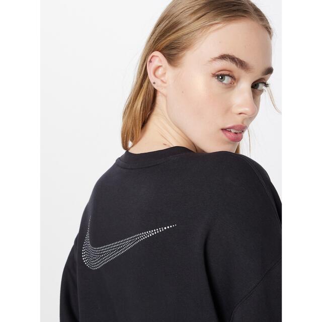 NIKE(ナイキ)の【新品】NIKE ロゴ ハイブリッド スウェット ラインストーン 長袖 ナイキ レディースのトップス(トレーナー/スウェット)の商品写真