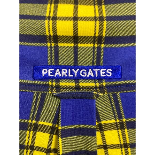 PEARLY GATES(パーリーゲイツ)のパーリーゲイツ ゴルフウェア チェック ポロ シャツ スポーツ/アウトドアのゴルフ(ウエア)の商品写真
