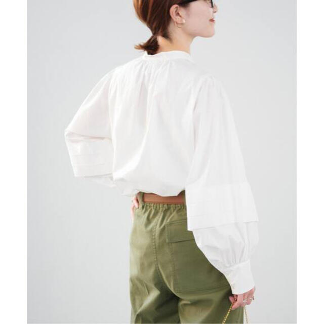 61%OFF!】 Spick Span タックデザイン ボリュームスリーブブラウス