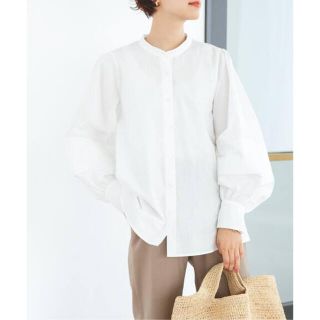 スピックアンドスパン(Spick & Span)のSpick and Span タックデザイン ボリュームスリーブブラウス(シャツ/ブラウス(長袖/七分))