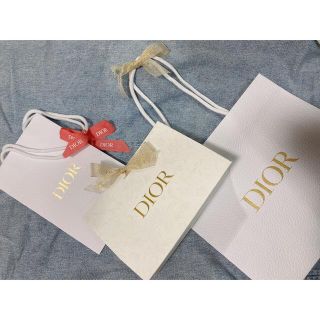 クリスチャンディオール(Christian Dior)のDiorショップ袋2枚 プレゼントバッグ1枚(ショップ袋)