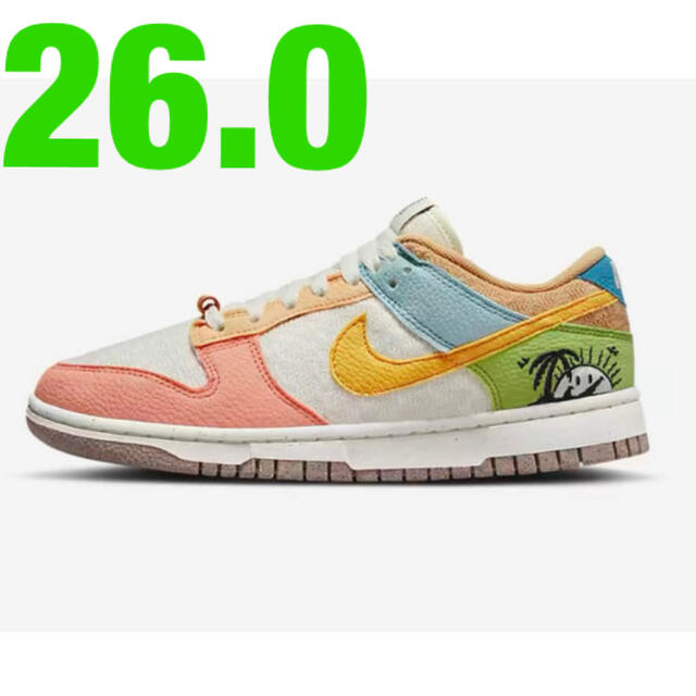 NIKE WMNS DUNK LOW SUN CLUB 26.0cm