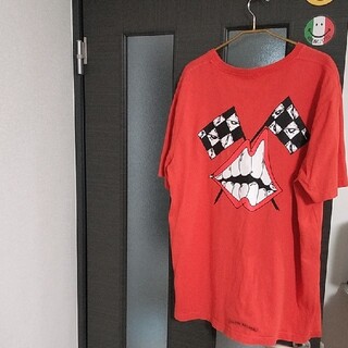 クロムハーツ Tシャツ・カットソー(メンズ)（レッド/赤色系）の通販 21 