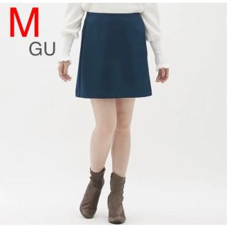 ジーユー(GU)の&& GU カラーミニスカート M美品(ミニスカート)