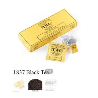 【未開封】TWG 1837ブラックティー　コットンティーバッグ　紅茶　15袋(茶)