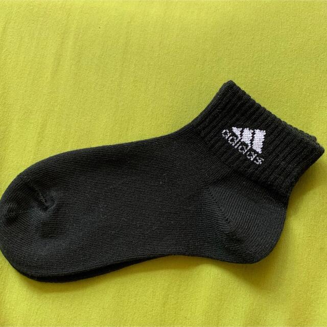 adidas(アディダス)の【アディダス】BKスタンダードワンポイント❣️キッズ靴下 1足組AD-24C レディースのレッグウェア(ソックス)の商品写真
