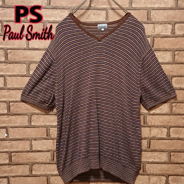 Paul Smith(ポールスミス)のPS Paul Smith ポールスミス ボーダー 半袖 カットソー メンズのトップス(Tシャツ/カットソー(半袖/袖なし))の商品写真