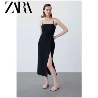 ザラ(ZARA)の【完売品】ZARA チューブドレス Sサイズ(ロングワンピース/マキシワンピース)