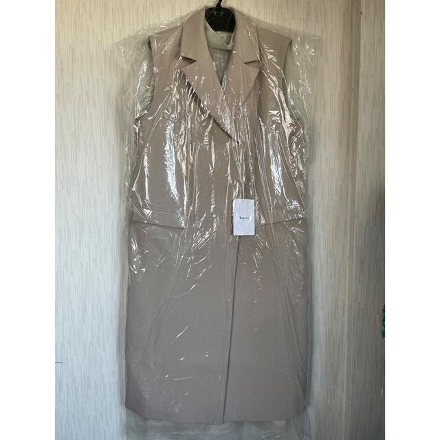 Ameri VINTAGE - 【新品未着用】LONG VEST SET SHEER DRESSの通販 by