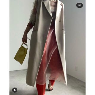 Ameri VINTAGE - 【新品未着用】LONG VEST SET SHEER DRESSの通販 by