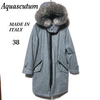 アクアスキュータム(AQUA SCUTUM)のアクアスキュータム モッズコート 38/Aquascutum 高機能 ウール(モッズコート)