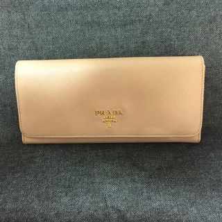 プラダ(PRADA)の【鑑定済】PRADA サフィアーノ 1M1132 カーフ 長財布 (財布)