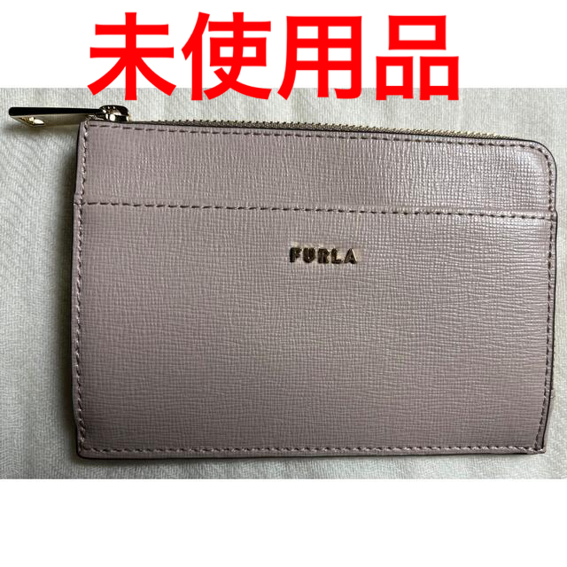 FURLA フラグメントケース ミニウォレット グレージュ ベージュ