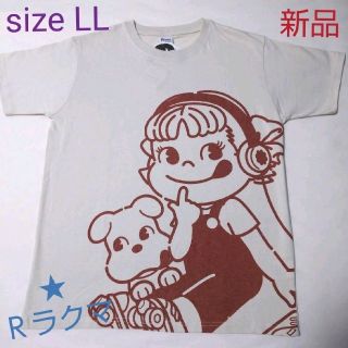 サンリオ(サンリオ)のペコちゃん Ｔシャツ LLsize ビックプリント【新品・タグ付き】(Tシャツ(半袖/袖なし))