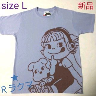 サンリオ(サンリオ)のペコちゃん Ｔシャツ Lsize ビックプリント【新品・タグ付き】(Tシャツ(半袖/袖なし))