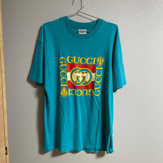 訳あり Hanes GUCCI - Gucci ブート 激レアカラー ロゴT Tシャツ+カットソー(半袖+袖なし)