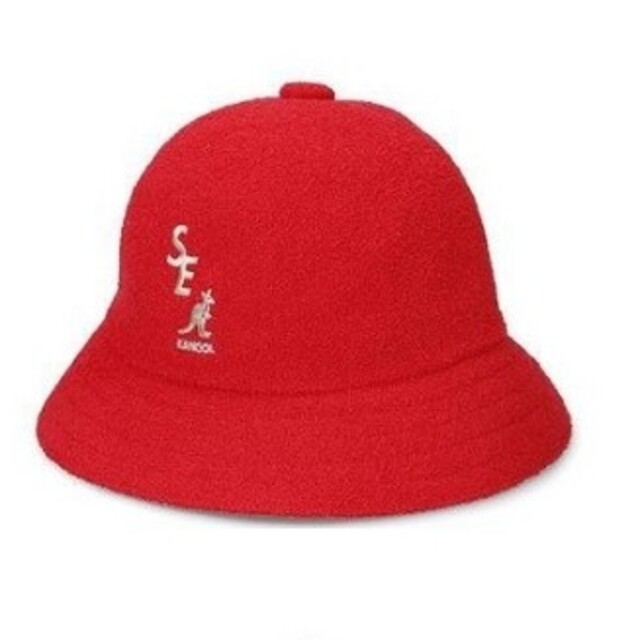 WIND AND SEA(ウィンダンシー)のKANGOL x WDS Bermuda Casual / SCARLET メンズの帽子(ハット)の商品写真