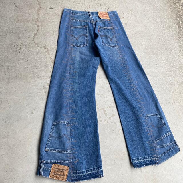 れておりま Levi's - zigzag stitch levi's 501 再構築 リメイク