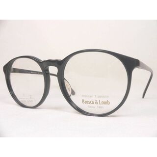 ボシュロム(BAUSCH LOMB)のBausch&Lomb ヴィンテージ 眼鏡フレーム 黒ぶち ボストン ボシュロム(サングラス/メガネ)