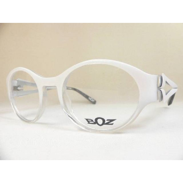 ★ BOZ フレーム PAMPILLE フランス製 ボズ オーバル系 ホワイトファッション小物