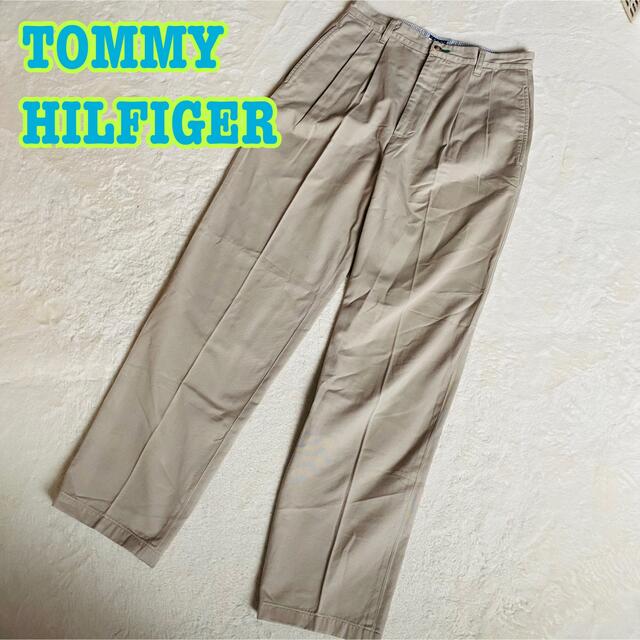 TOMMY HILFIGER - TOMMY HILFIGER トミーヒルフィガー チノパン ツータック 90sの通販 by mana's shop｜ トミーヒルフィガーならラクマ