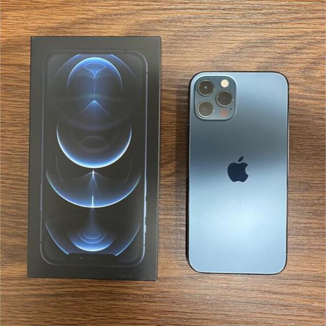 超人気高品質 Apple - iPhone12pro256GB  パシフィックブルー スマートフォン本体