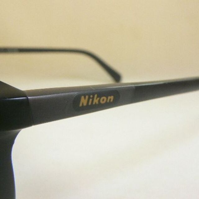 Nikon(ニコン)のNikon ヴィンテージ 眼鏡 フレーム 黒ぶち ティアドロップ ニコン メンズのファッション小物(サングラス/メガネ)の商品写真