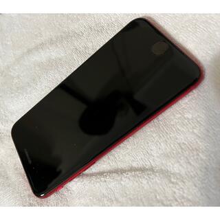 アイフォーン(iPhone)の【美品】iPhone SE 2 128GB レッド SIMフリー(スマートフォン本体)