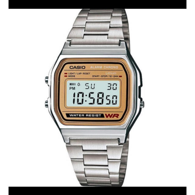 カシオ A-158WEA-9JF CASIO ベルト交換済み - 通販