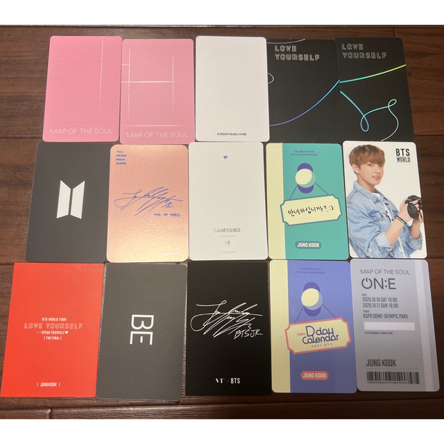 BTS ジョングク トレカ セット まとめ売り BTS ジョングク トレカ セット まとめ売り