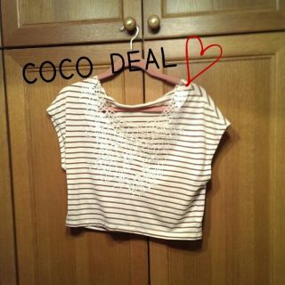 ココディール(COCO DEAL)のCOCO DEAL＊トップス(カットソー(半袖/袖なし))