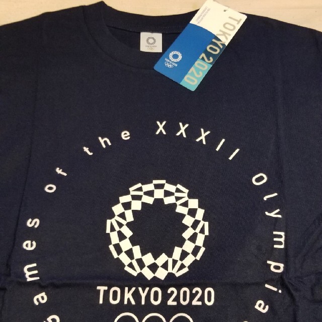 オリンピック　Tシャツ　紺　sサイズ メンズのトップス(Tシャツ/カットソー(半袖/袖なし))の商品写真