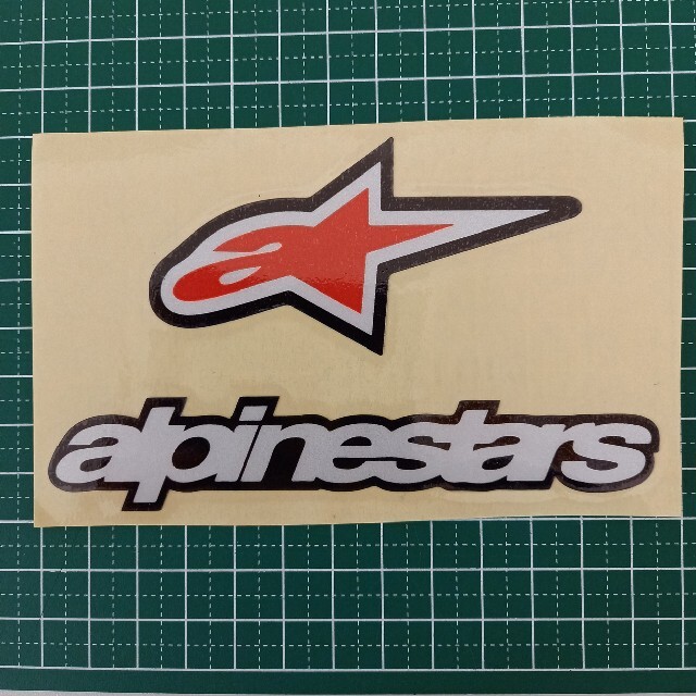 alpinestars アルパインスターズ 150mm ステッカー 2枚セット