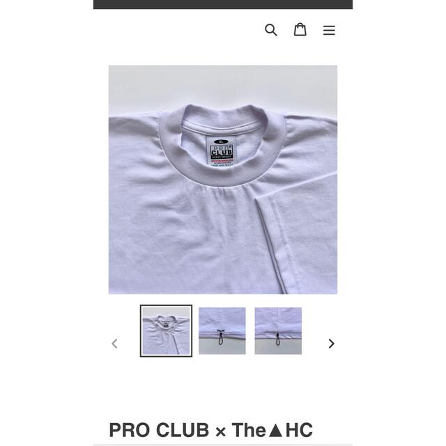 COMOLI(コモリ)のPRO CLUB × The▲HC In & Out Tee  メンズのトップス(Tシャツ/カットソー(半袖/袖なし))の商品写真