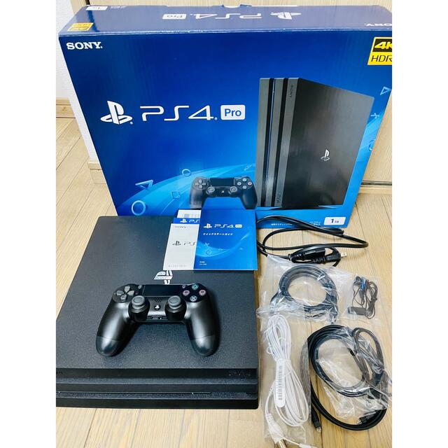 ゲームソフト/ゲーム機本体PlayStation4pro CUH-7100BB01 1TB