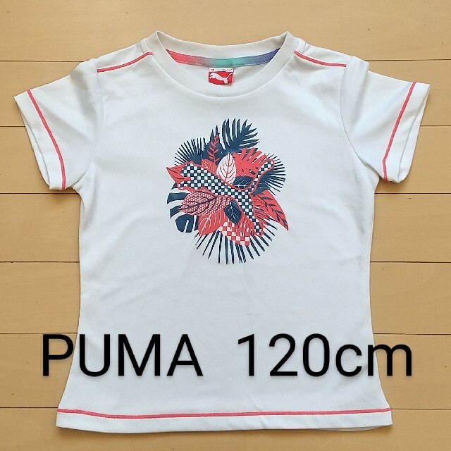 PUMA(プーマ)のPUMA 半袖 Tシャツ スポーツウェア 120cm キッズ/ベビー/マタニティのキッズ服女の子用(90cm~)(Tシャツ/カットソー)の商品写真