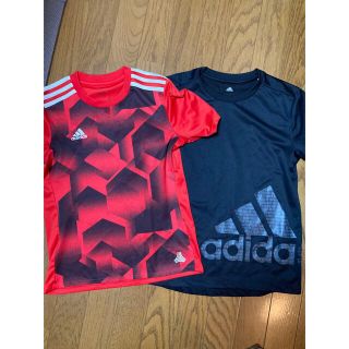 アディダス(adidas)の美品　adidas Tシャツ　プラシャツ　150 サッカー　フットサル(Tシャツ/カットソー)