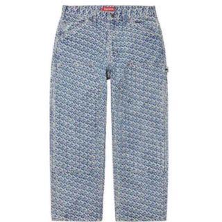 シュプリーム(Supreme)のMonogram Double Knee Denim Painter Pant(ペインターパンツ)